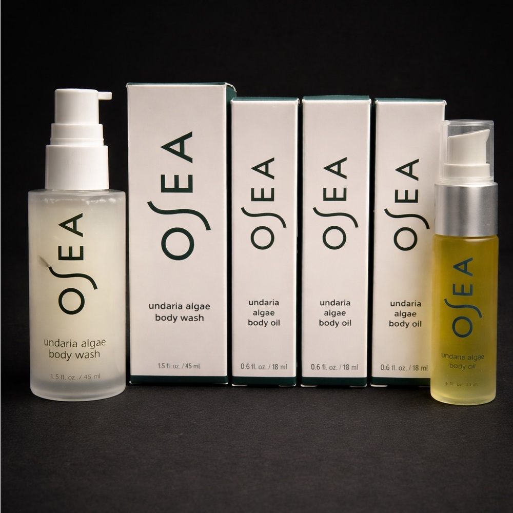 Sea Undaria Algae Skincare Duo - Cream and Gold Lot of 4